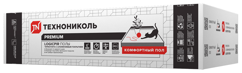 Теплоизоляционные плиты LOGICPIR Полы упаковка