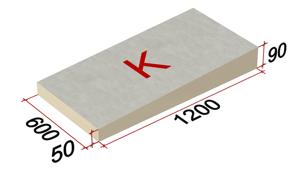 Плита уклонообразующая LOGICPIR SLOPE К